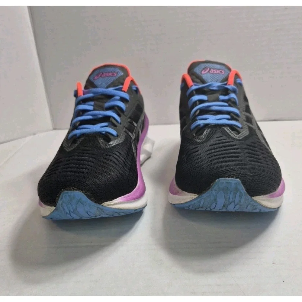 ASICS Novablast Women's 7.5 Running Shoes Black Blue Purple 1012A584 OG